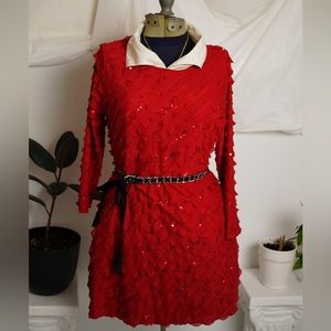ANTTHONY Red Party Dress